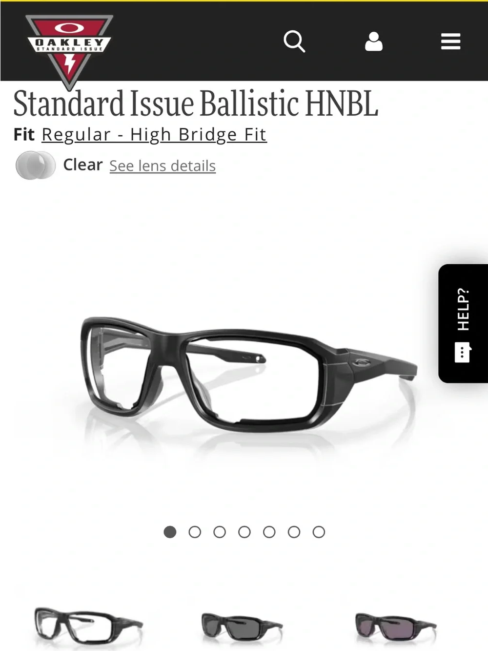 Oakley Standard Issue Ballistic HNBL Sunglasses